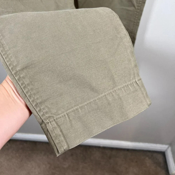 Madewell Classic Straight Cargo Pants Womens Size 28 Brown Chino Utility Minimal - Picture 8 of 12